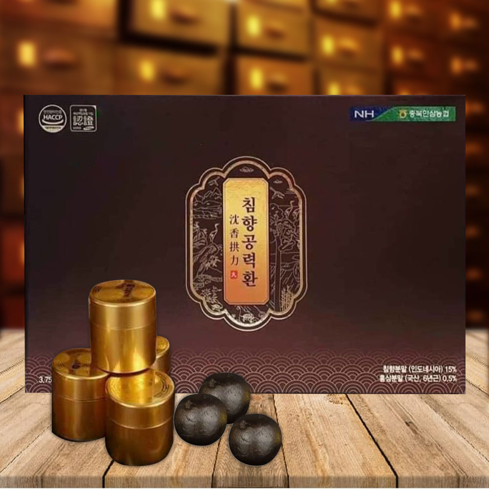 An Cung Bổ Não Trầm Hương Hoàng Gia Hàn Quốc Hộp 60 viên