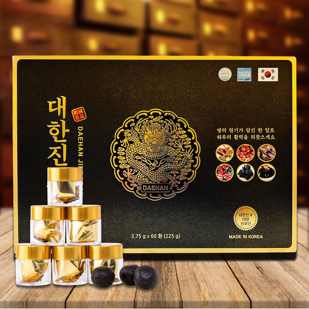 An Cung Chính Phủ Rồng Vàng Daehan Jinbodan – 60 viên